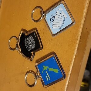 3 Pack New Zealand Keychains